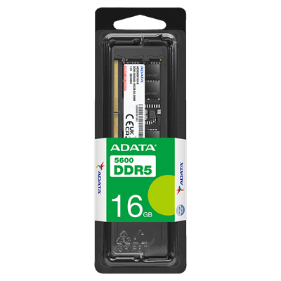 Adata 16GB (1x16GB) 5600MHz C46 DDR5 U-DIMM Laptop RAM Adata 16GB (1x16GB) 5600MHz C46 DDR5 U-DIMM Laptop RAM